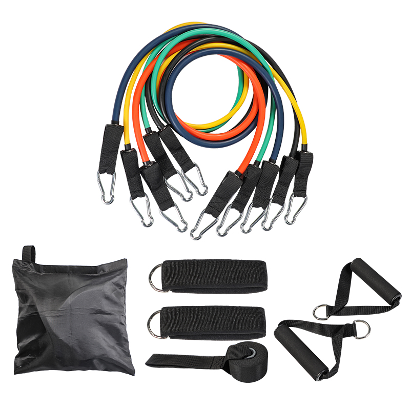 11 pcs resistance band set - LATEX BAND PRODUCTS MANUFACTURER